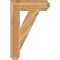 Ekena Millwork Traditional Craftsman Rough Sawn Bracket, Western Red Cedar, 6"W x 24"D x 36"H BKT06X24X36TRA04RWR - alternate 2